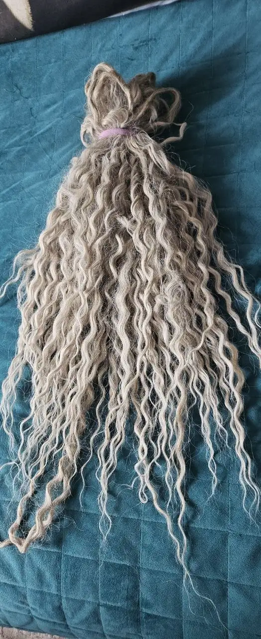 Искусственные локоны из канеколона пепельный блонд - Парики и накладные волосы (Барахолка) в Сургут