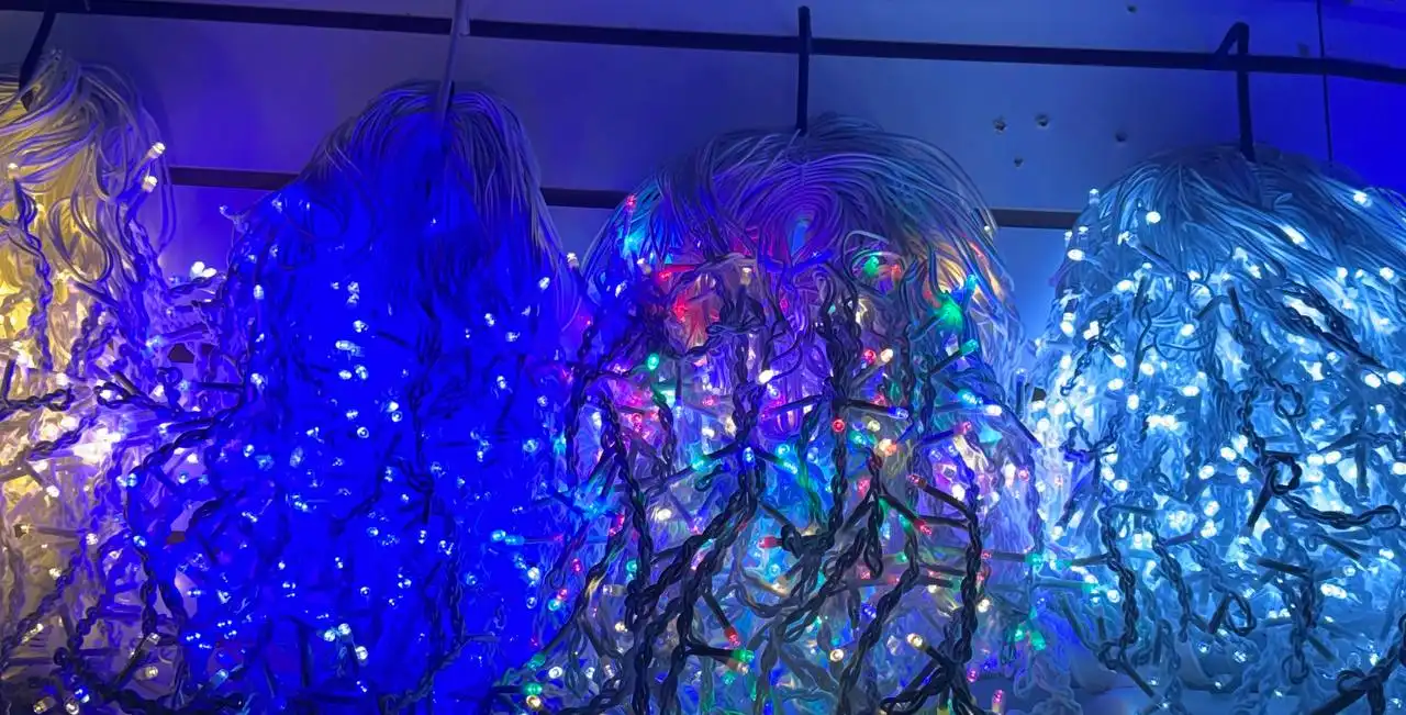 Гирлянды и ёлочки для подготовки к Новому году