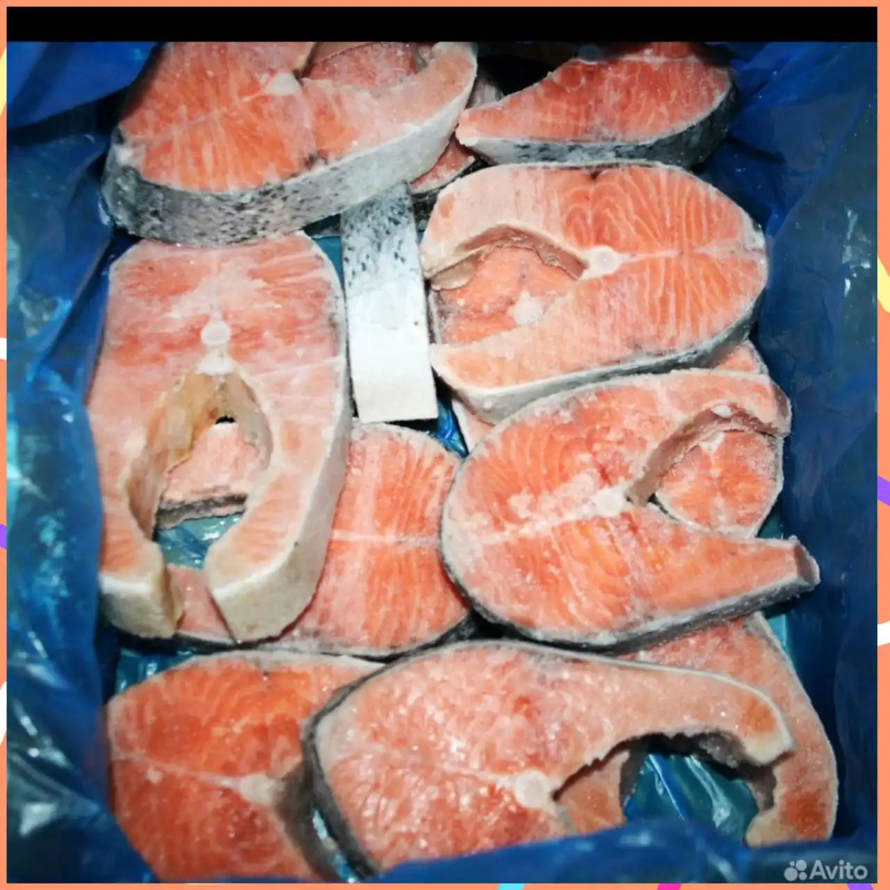 Стейк сёмги чили коробкой 4 кг