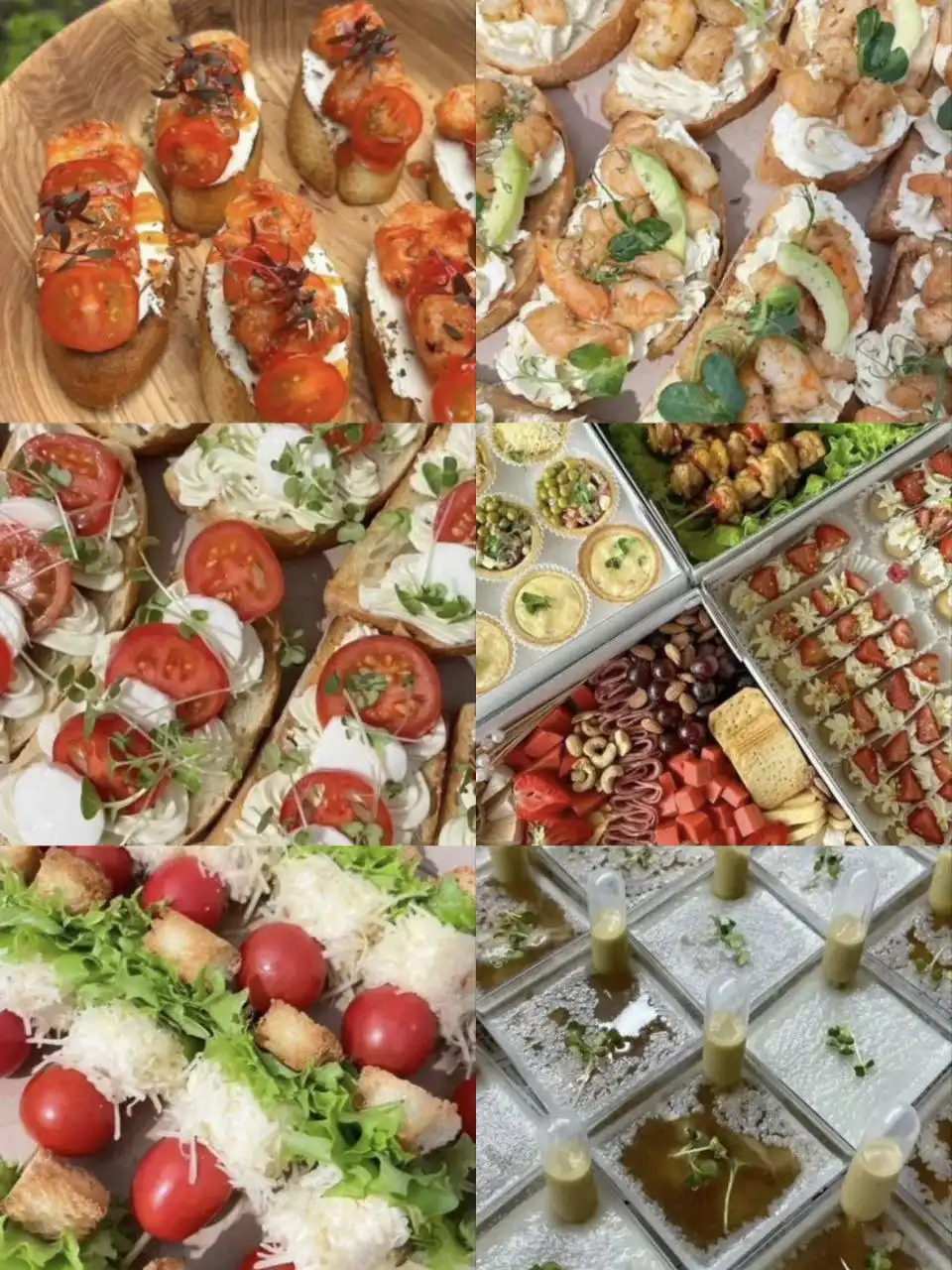 Заказы на брускетты и готовые боксы на праздничные дни