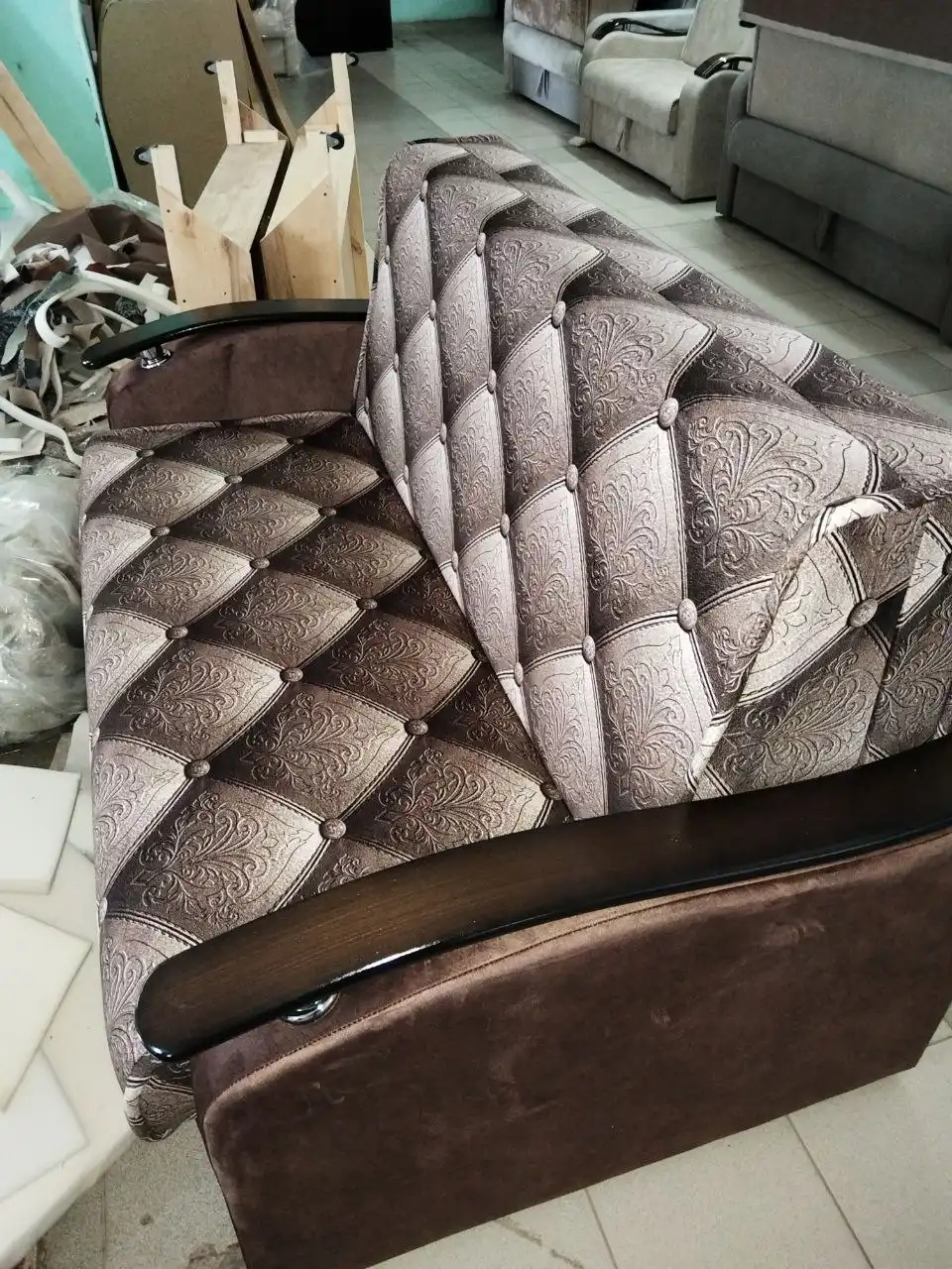 Диван Аккордеон 1,4*0,9 в наличии