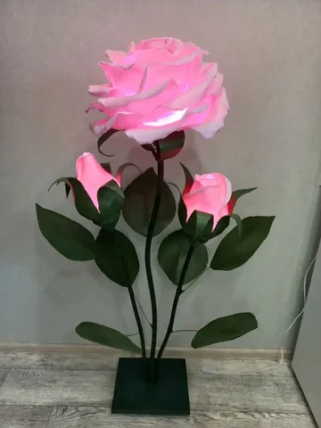 Торшер высота 1,75 м с розеткой и съёмными розами - Отопление в Ульяновск