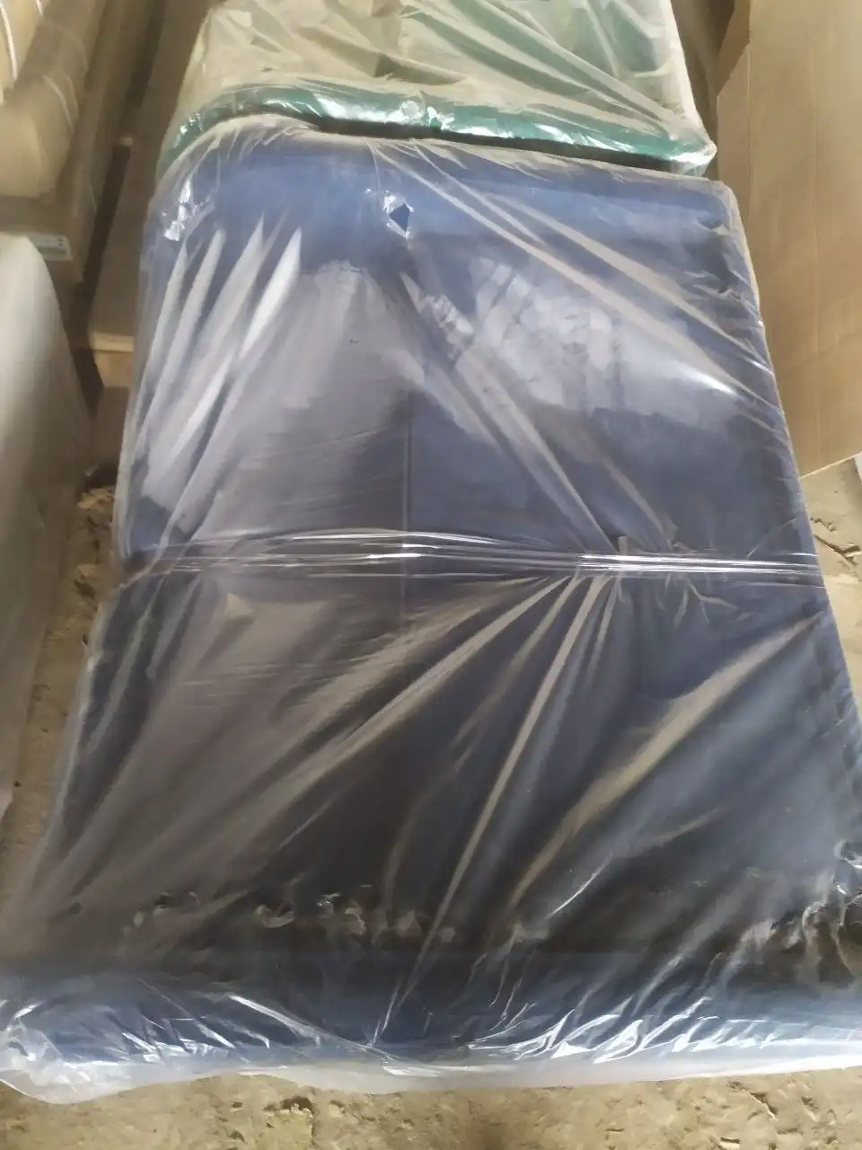 Мини диван 1000/800 синий и зеленый - Мебель (Барахолка) в Ульяновск