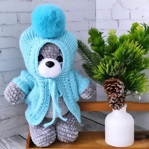 Плюшевый мишка Степушка ручной работы - Мототехника в Ульяновск