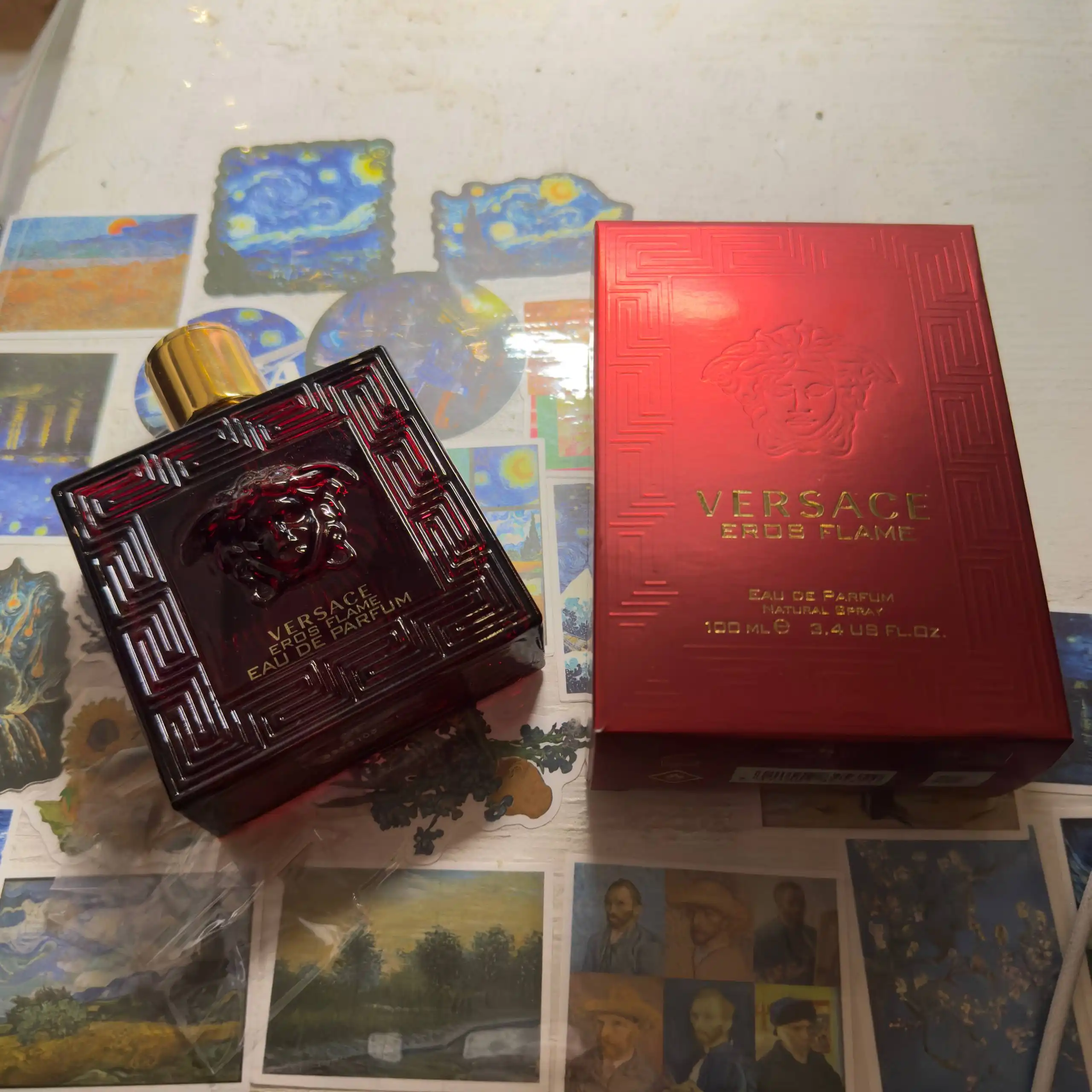 Versace Eros Flame (оригинал) - почти полный флакон - Парфюмерия (Красота и здоровье) в Ульяновск