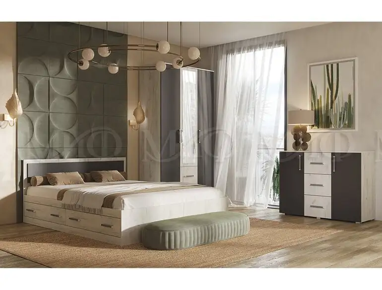 Кровать Фиеста с ящиками и матрасом - Мебель (Для дома и дачи) в Ульяновск