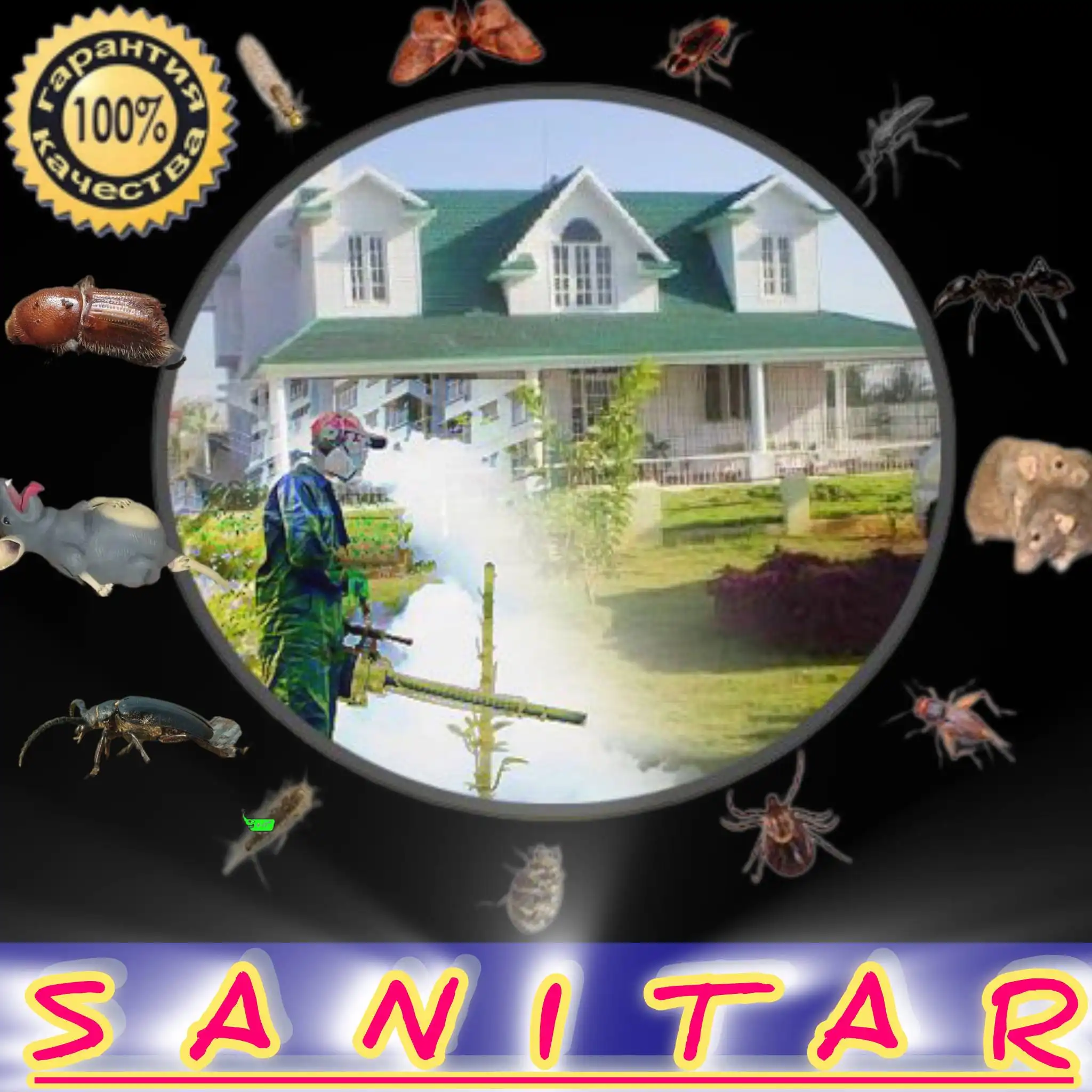 Услуги по борьбе с насекомыми и грызунами