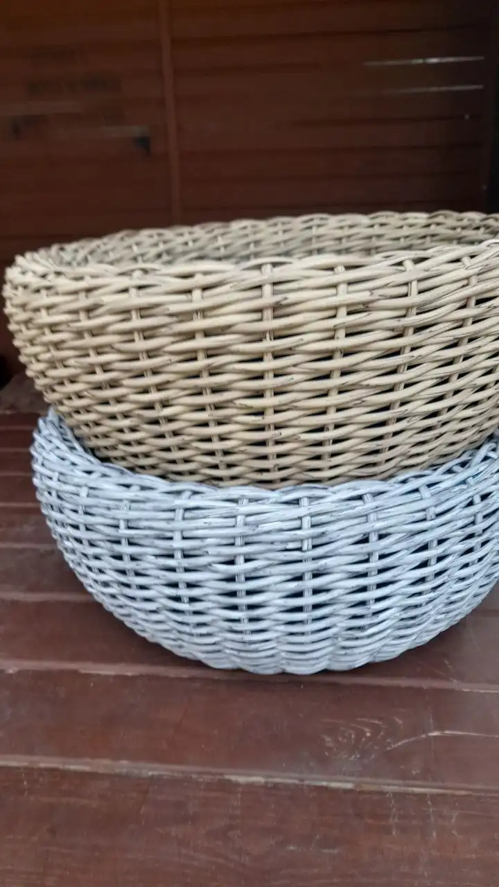 Кашпо из искусственного ротанга для цветочных горшков