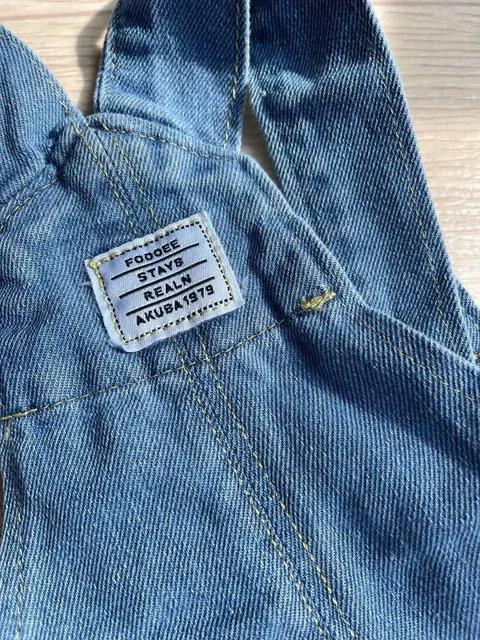 Новый джинсовый комбинезон размер 90 - Одежда в Самара