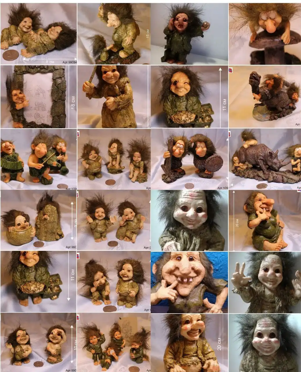 Норвежские тролли для коллекции и подарка