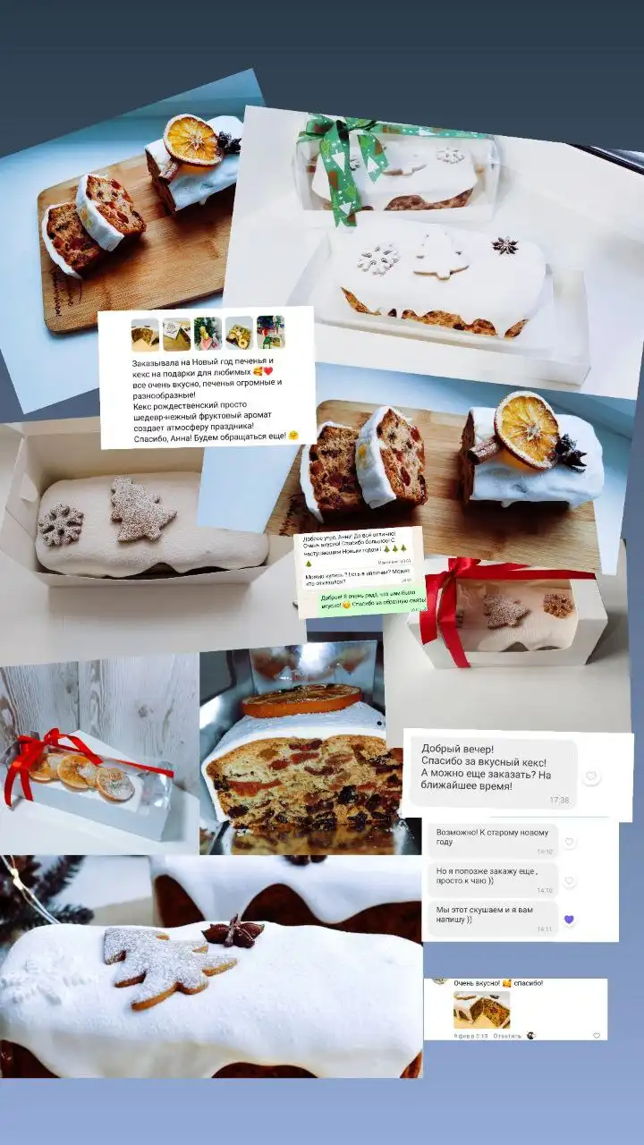 Английский рождественский кекс к Новому году