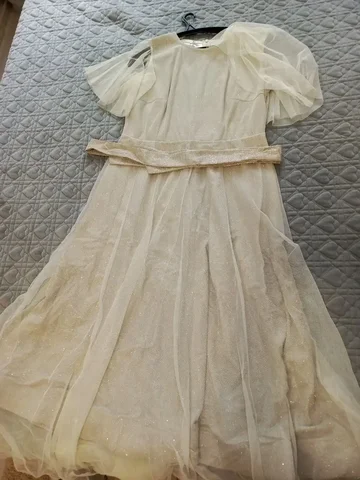 Вечернее платье в пол золотистого цвета - Одежда в Самара