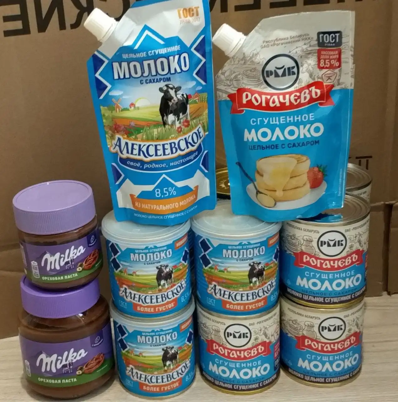 Продажа сгущенного молока и милки пасты в Самаре