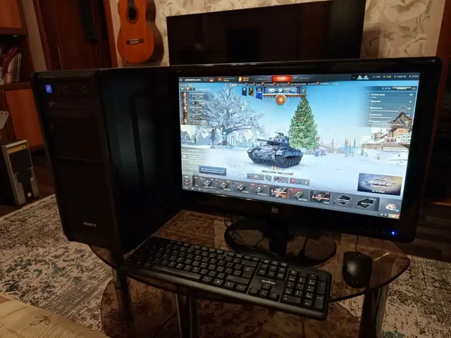 Компьютер с монитором 24 дюйма FullHD в полном комплекте - Мониторы в САМАРА