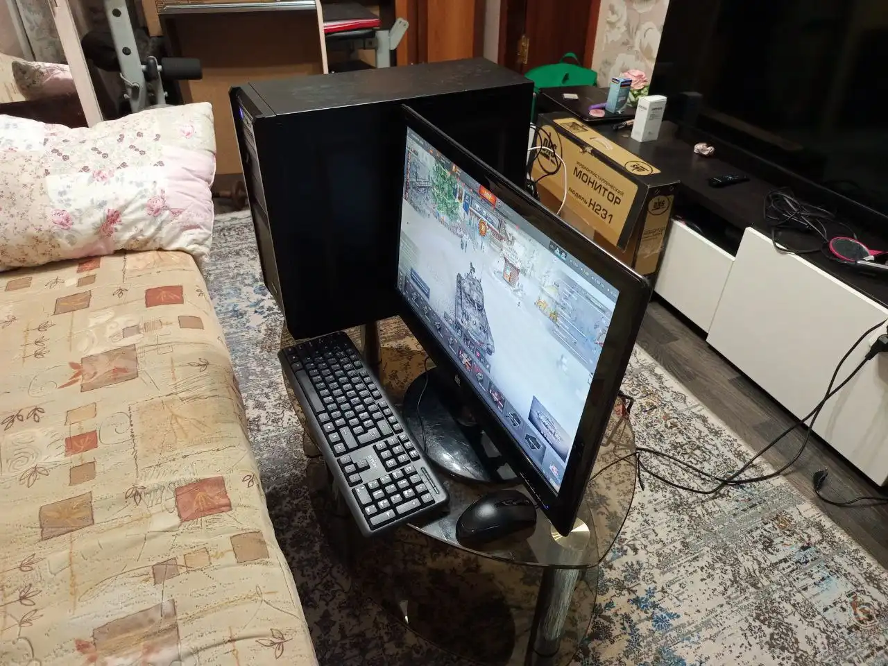 Компьютер с монитором 24 дюйма FullHD в полном комплекте - Компьютеры (Электроника) в САМАРА