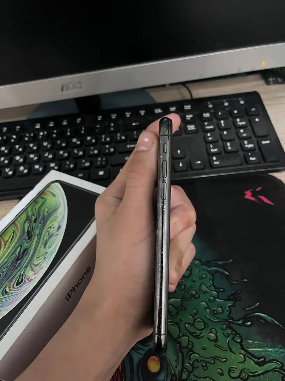 Продается iPhone XS 64GB с разбитой задней крышкой - Смартфоны (Электроника) в Самара