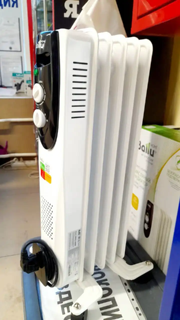 Масляный радиатор Ballu Classic BOH/CL-05WRN 1000 (5 секций) - Отопление (Для дома и дачи) в Самара