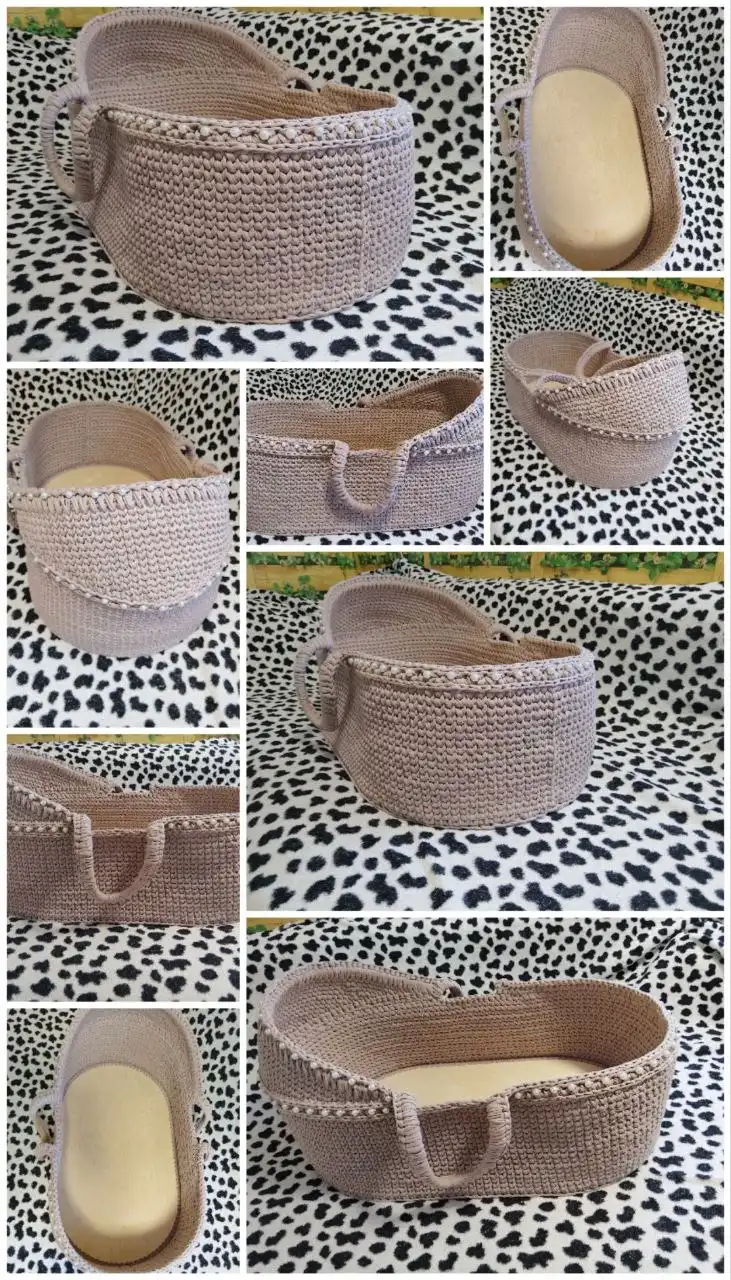 Продам детскую вязаную люльку ручной работы - Люльки/Кроватки (Товары для детей) в Самара