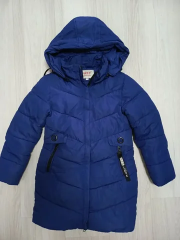 Пуховик б/у для девочки рост 134 см - Костюмы в Самара