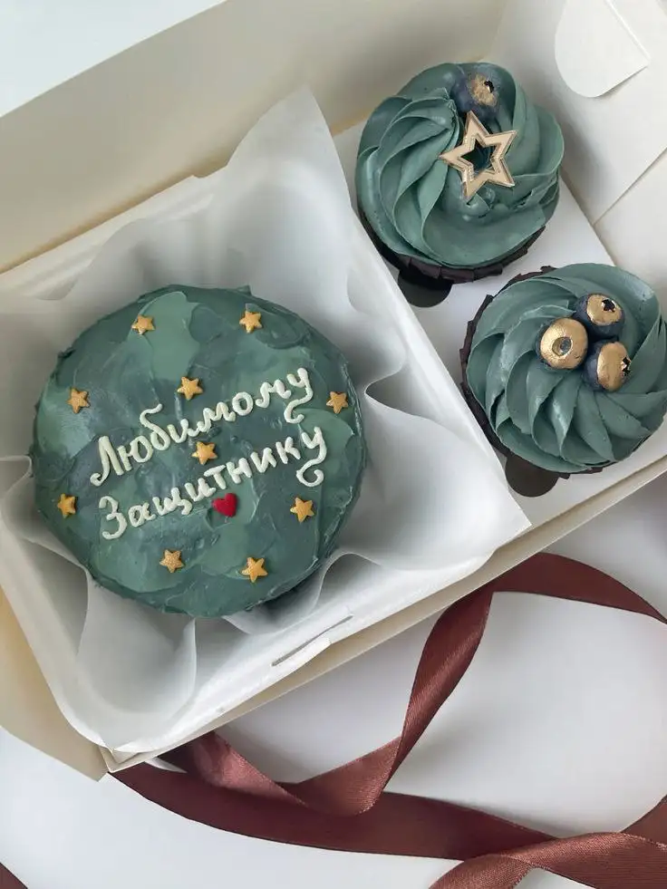 Закусочные и сладкие капкейки, торты к 23 февраля - Кулинария (Услуги) в Самара