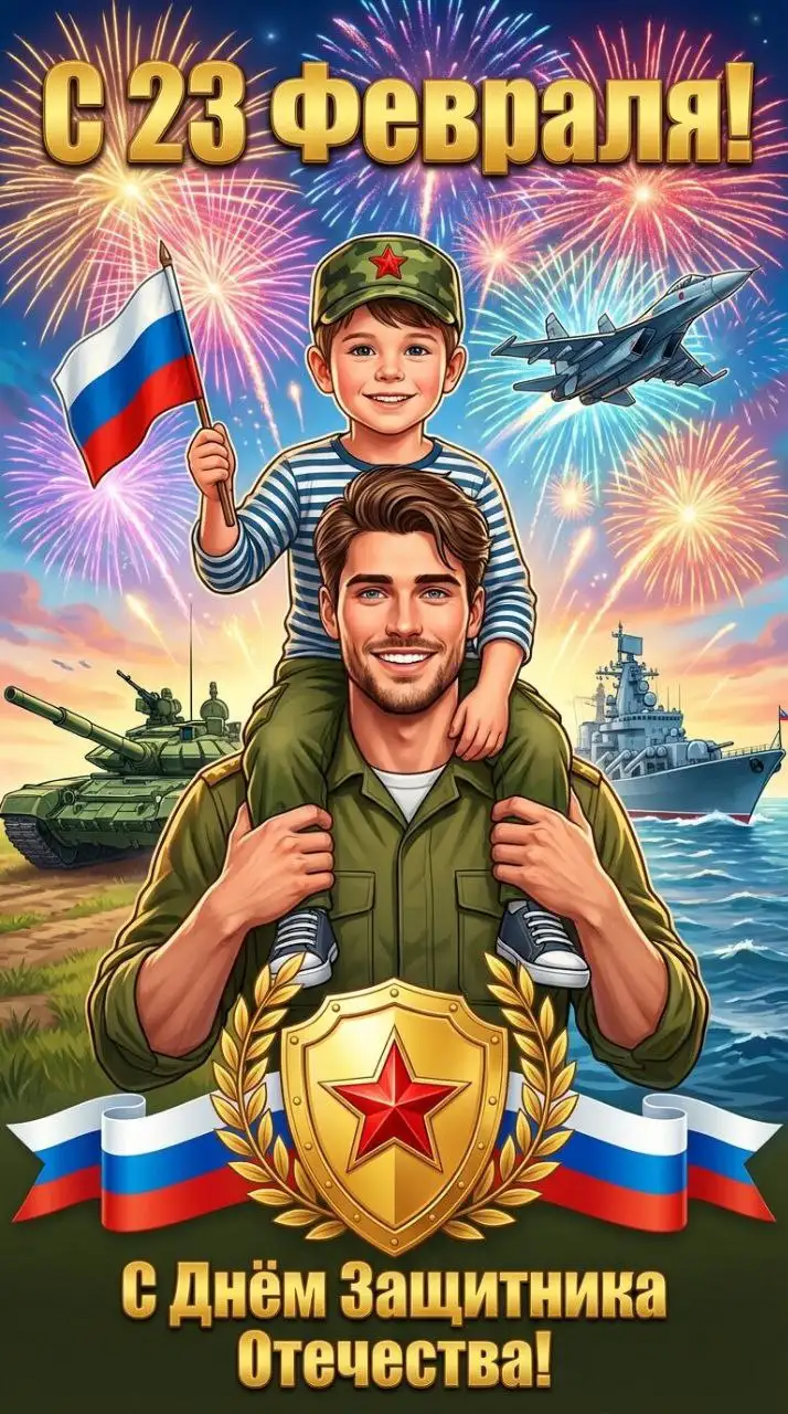 Праздничные фотооткрытки и фотосессии в стиле СССР с ИИ обработкой - Фотография и видео (Услуги) в Самара