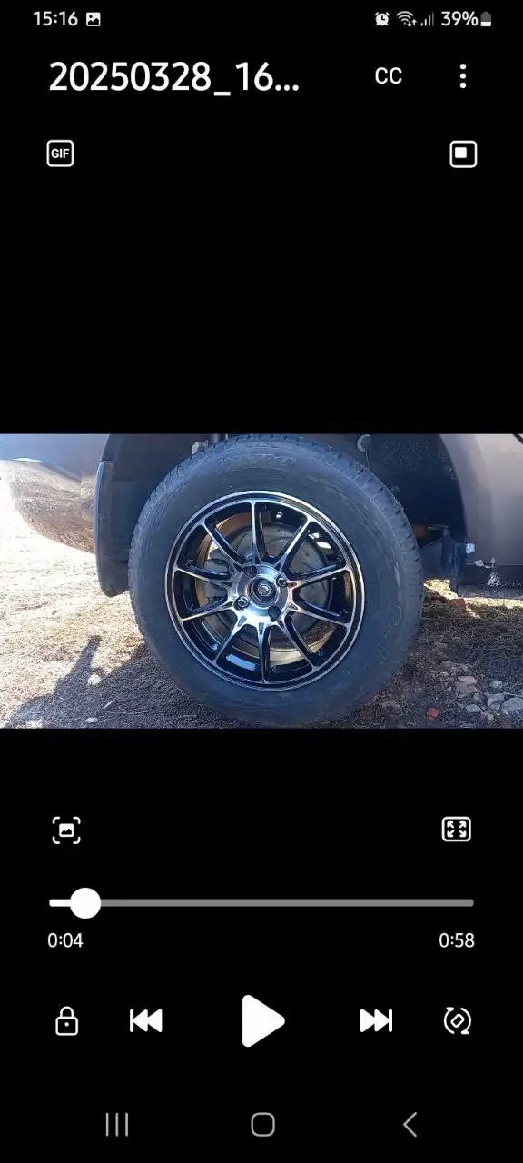 Продам диски 4х100 ет35 р15х195х65 с резиной Кардиант Спорт 3 - Запчасти (Авто) в Самара