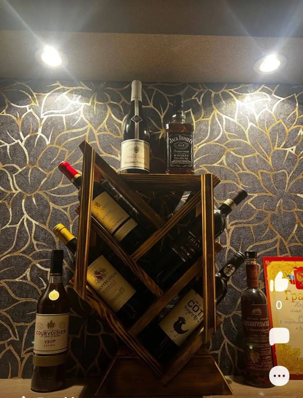 Подставка под бутылки ручной работы - Аксессуары для дома (Для дома и дачи) в Самара