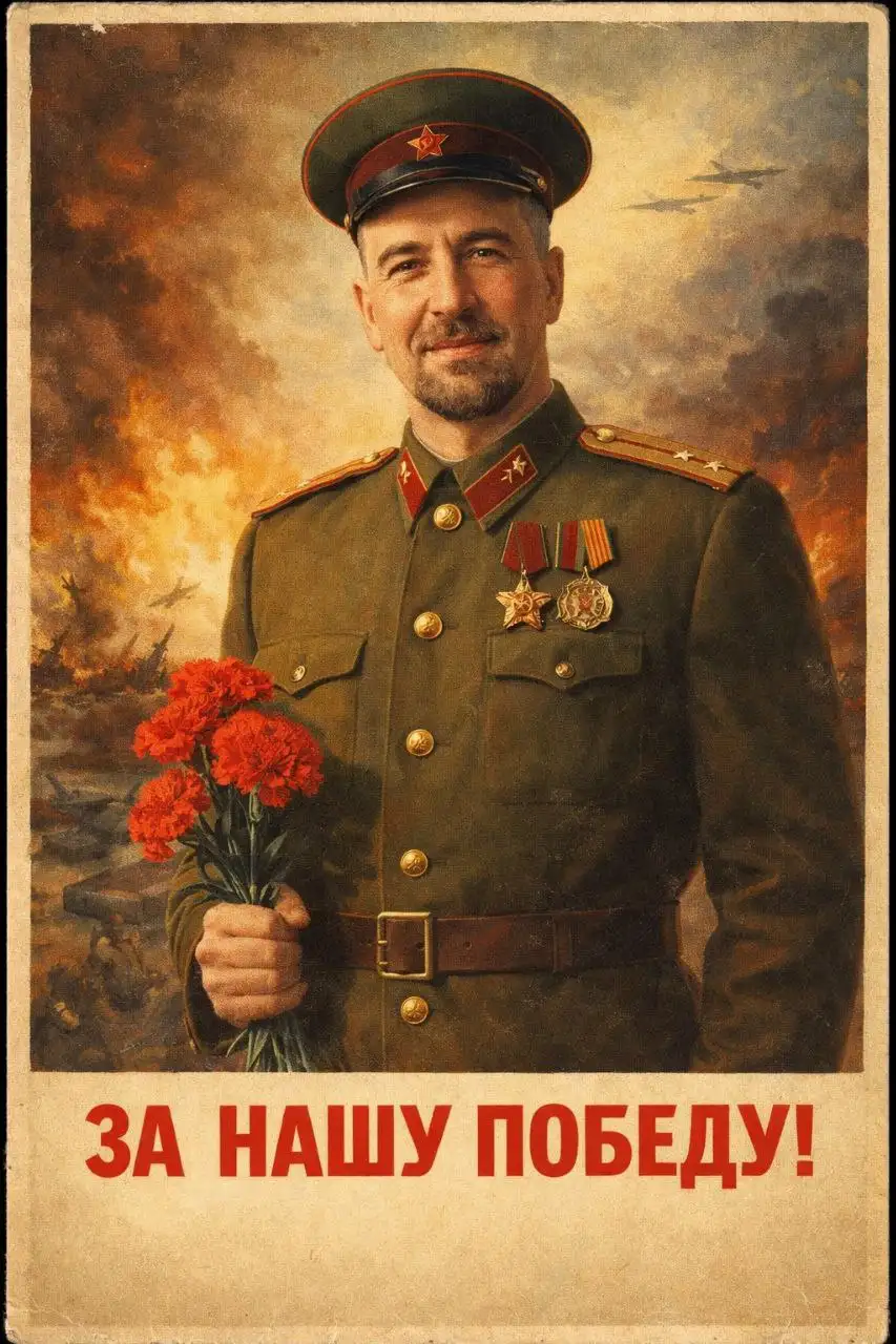 Стильные открытки на 23 февраля с помощью ИИ - Полиграфия (Услуги) в Самара