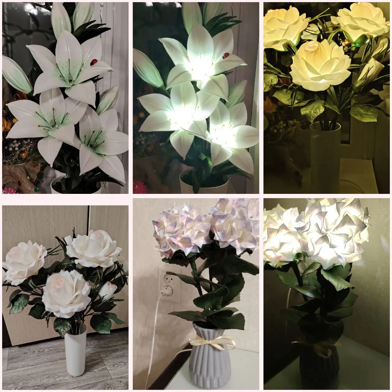 Подарки на 8 марта: букет и светильник ручной работы - Подарки (Хобби и отдых) в Самара