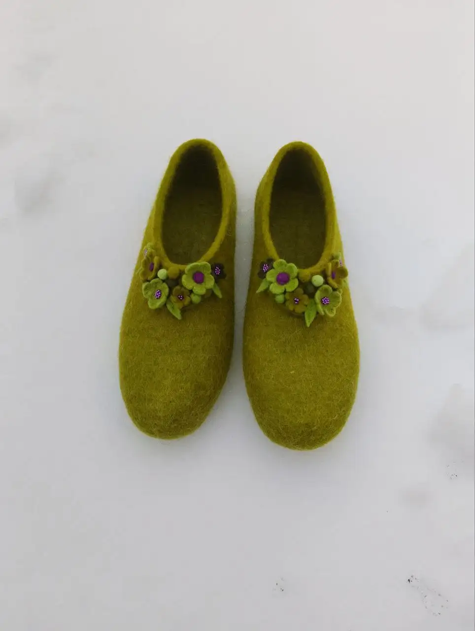 Войлочные тапочки ручной работы из шерсти - Обувь (Одежда) в Усолье