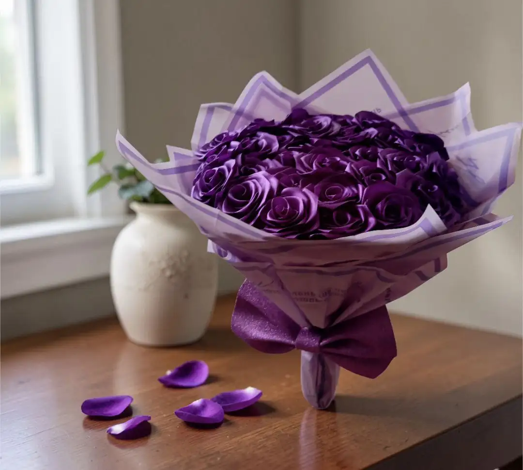 Букет из 29 роз с атласной лентой - Цветы (Хобби и отдых) в Самара