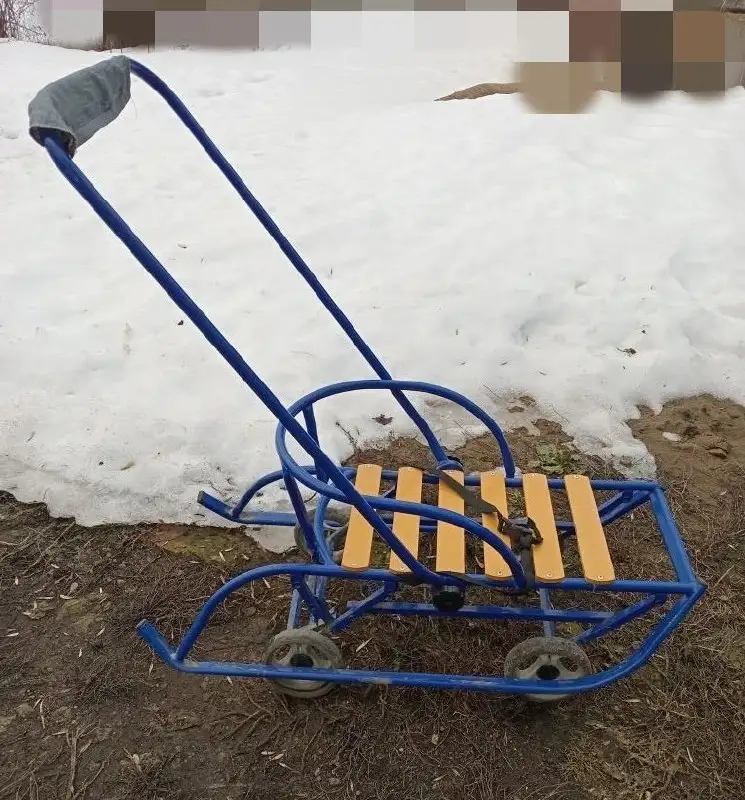 Продам детские санки с выдвижными колесными шасси - Детские санки (Товары для детей) в Дубовый Умет