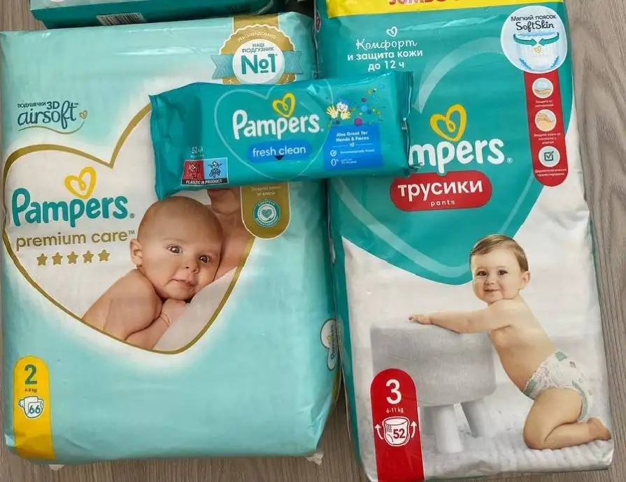 Pampers трусики 3 размер и другие товары для детей - Подгузники и гигиена (Товары для детей) в Самара