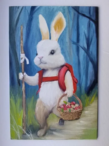Картина маслом "Заяц" - Товары для творчества в Самара