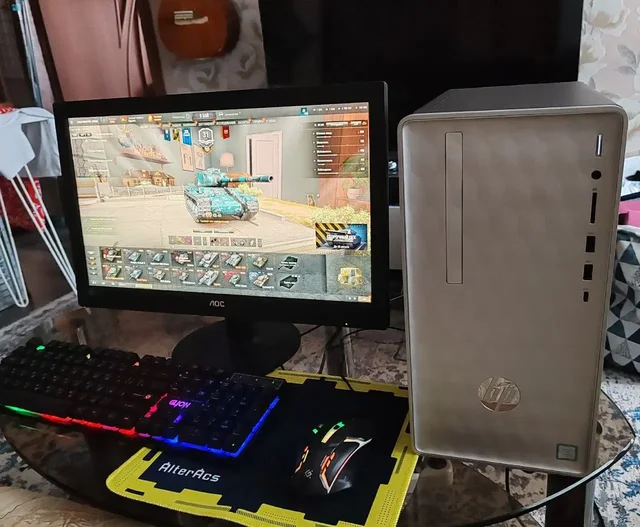 Компьютер в сборе с монитором AOC 20" FullHD, Intel Core i3, GTX 1050 - Комплектующие в Самара