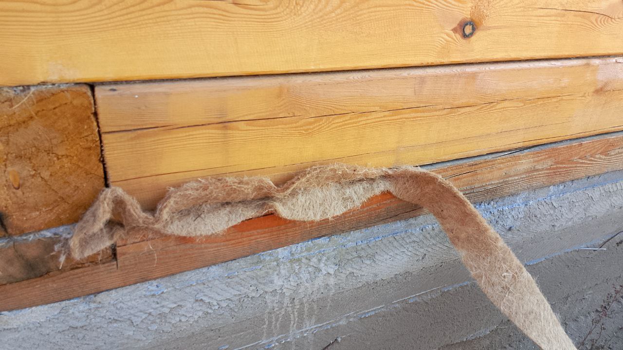 Конопатка домов - Услуги в Иркутск