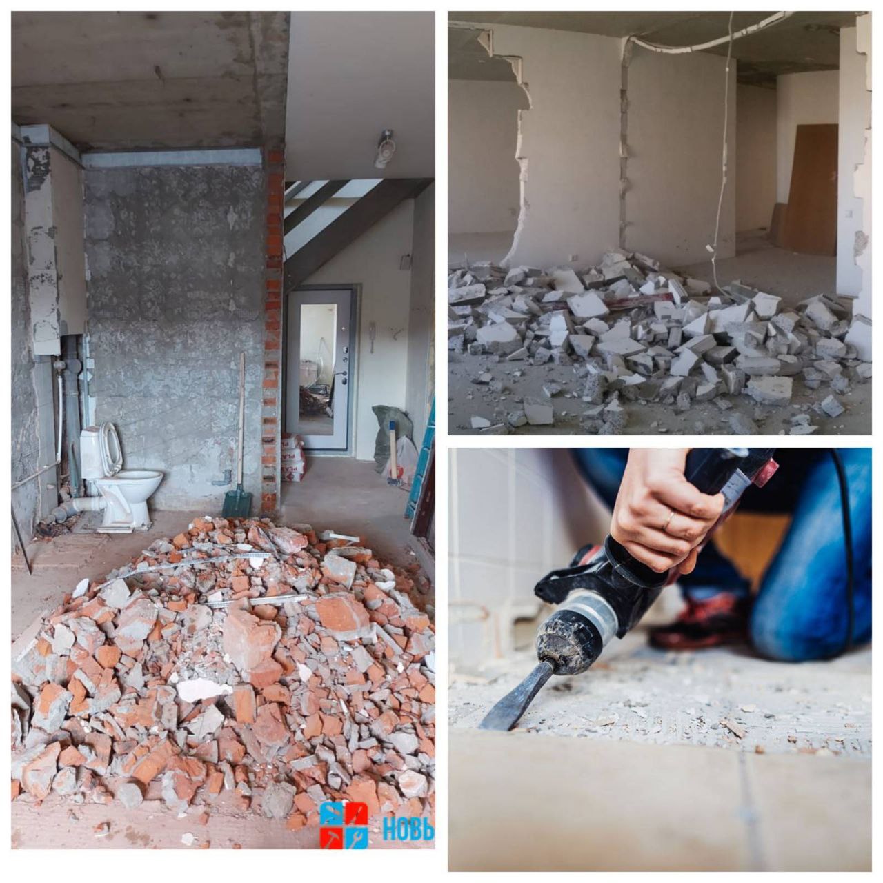 Демонтажные работы бригадой специалистов - Услуги в Иркутск