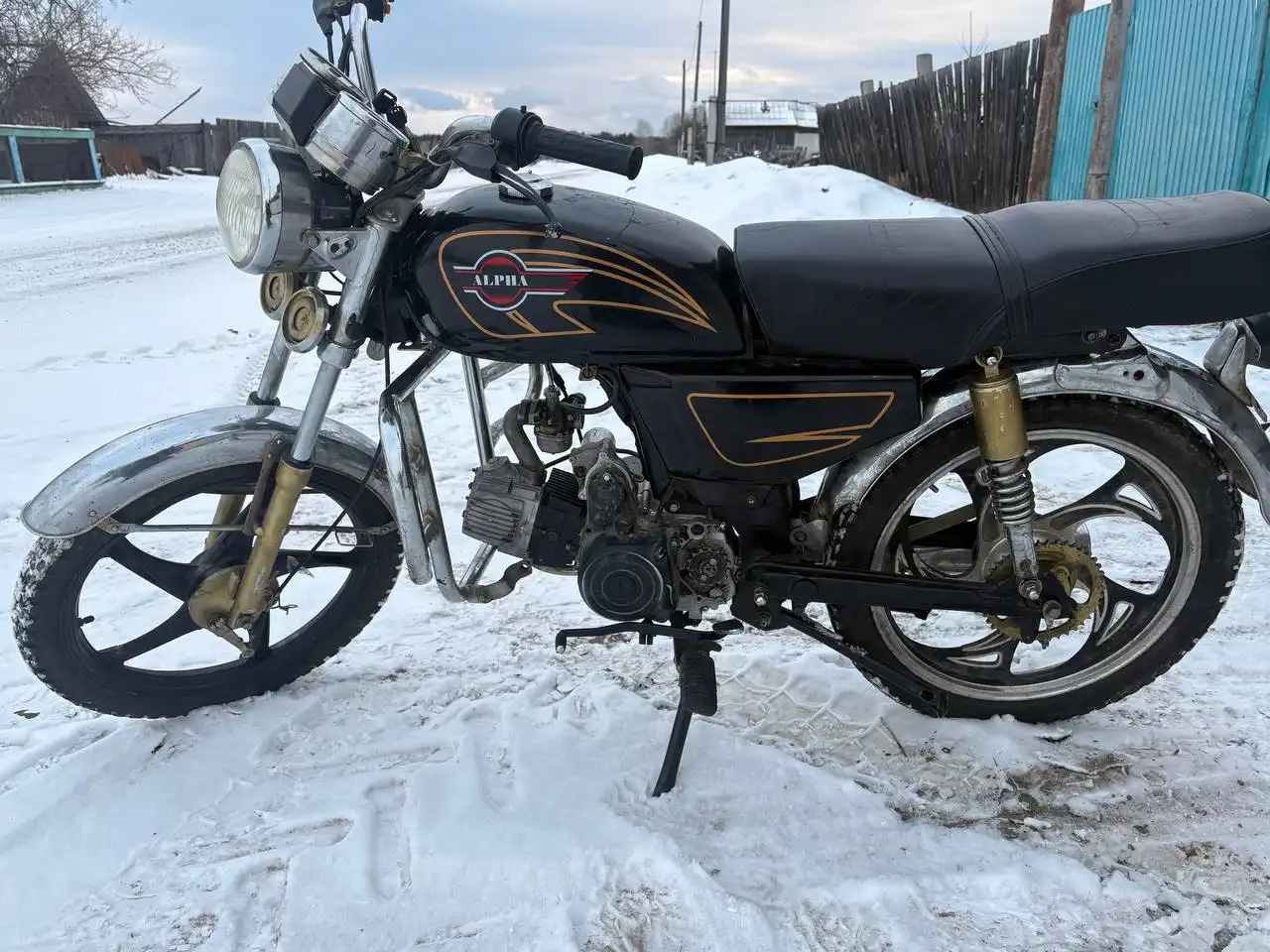 Продам мотоцикл Альфа 110 кубов на ходу