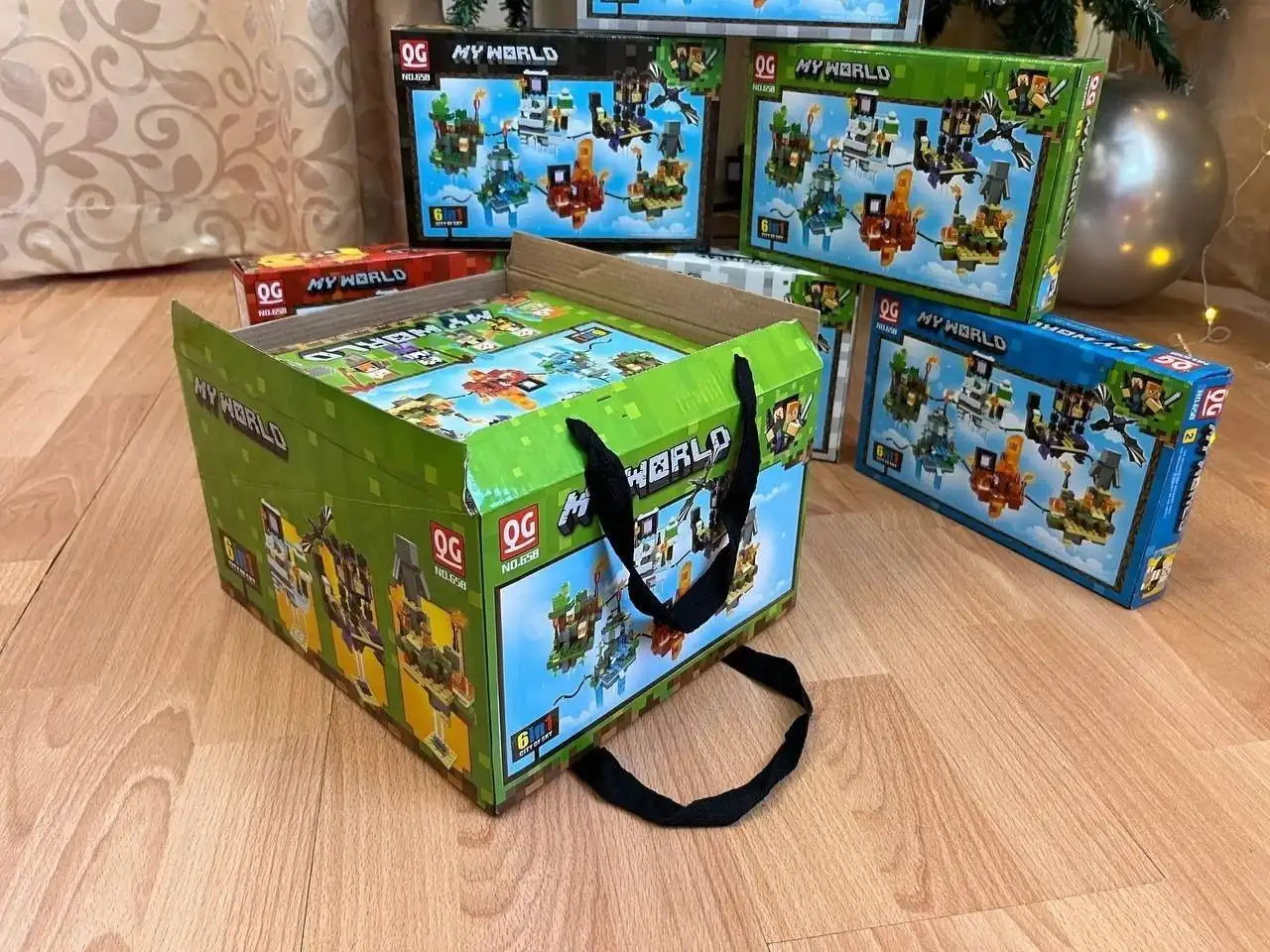 Набор конструкторов LEGO Майнкрафт и машинки на пульте управления