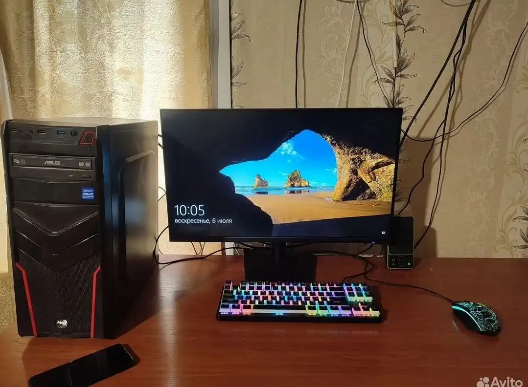 Продам компьютер в сборе для учебы, игр и работы