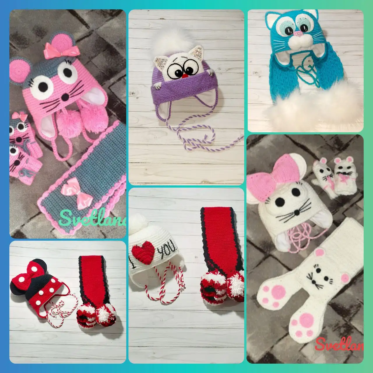 Вязаные детские весенние шапочки и комплекты на заказ - Ручная работа (Барахолка) в Улан-Удэ