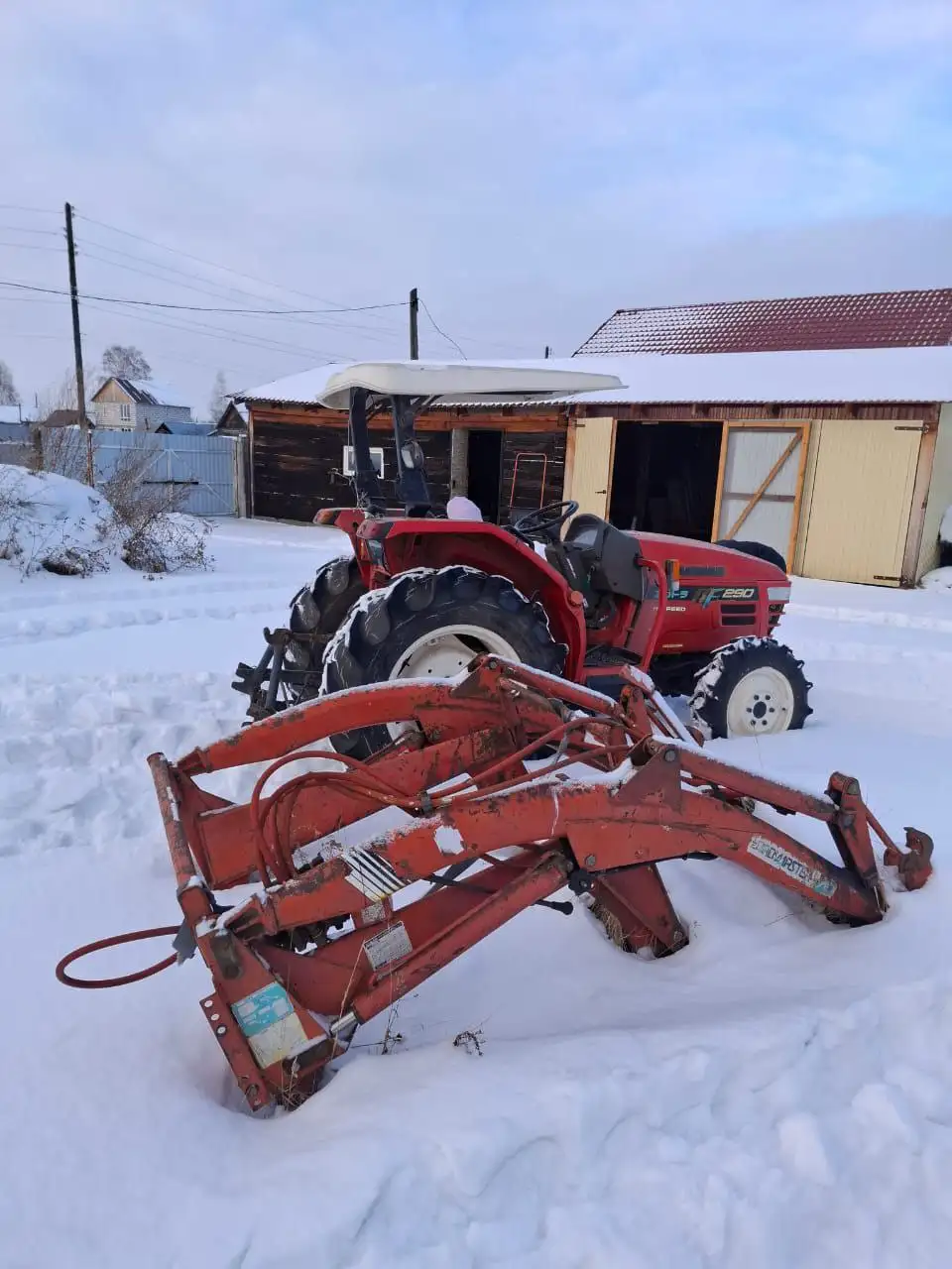 Продажа трактора Янмар-АФ290 с японским куном - Сельхозтехника (Запчасти) в Улан-Удэ