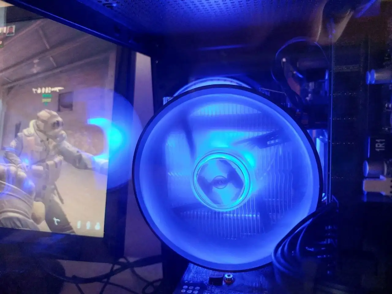 Игровой компьютер с монитором и комплектующими - Компьютеры и комплектующие (Электроника) в Улан-Удэ