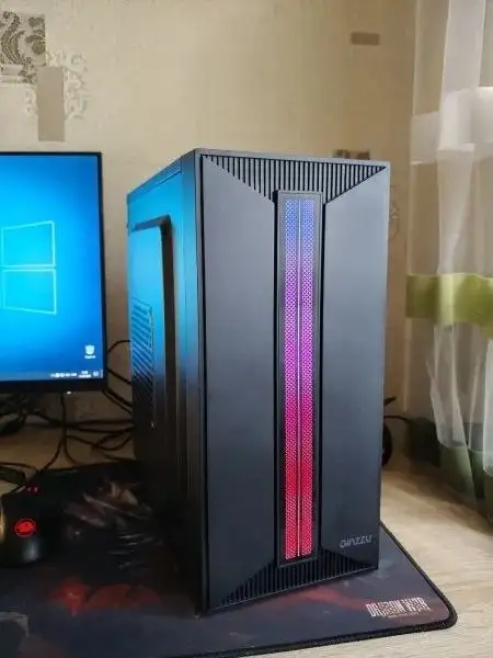 Игровой компьютер с монитором и комплектующими - Компьютеры и комплектующие (Электроника) в Улан-Удэ