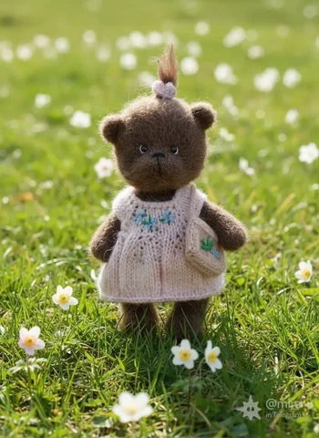 Мишка-малышка Мия с платьем - Стройматериалы в Улан-Удэ