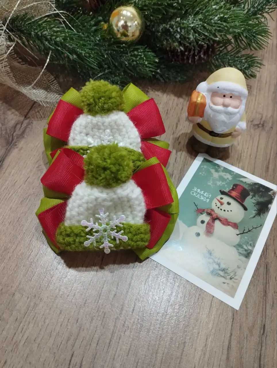 Банты и боксы для волос в подарок