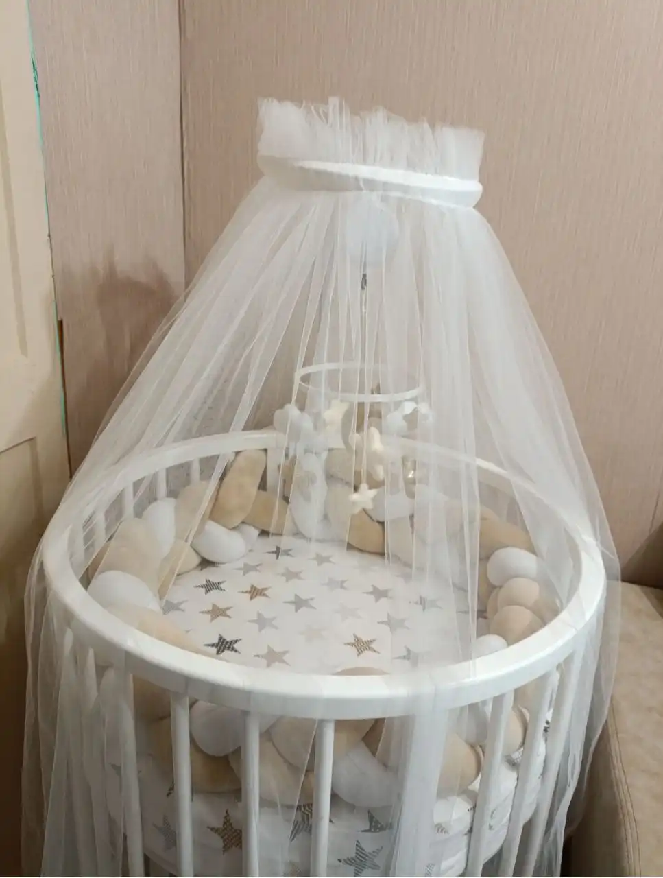 Детская кроватка 9 в 1 с аксессуарами