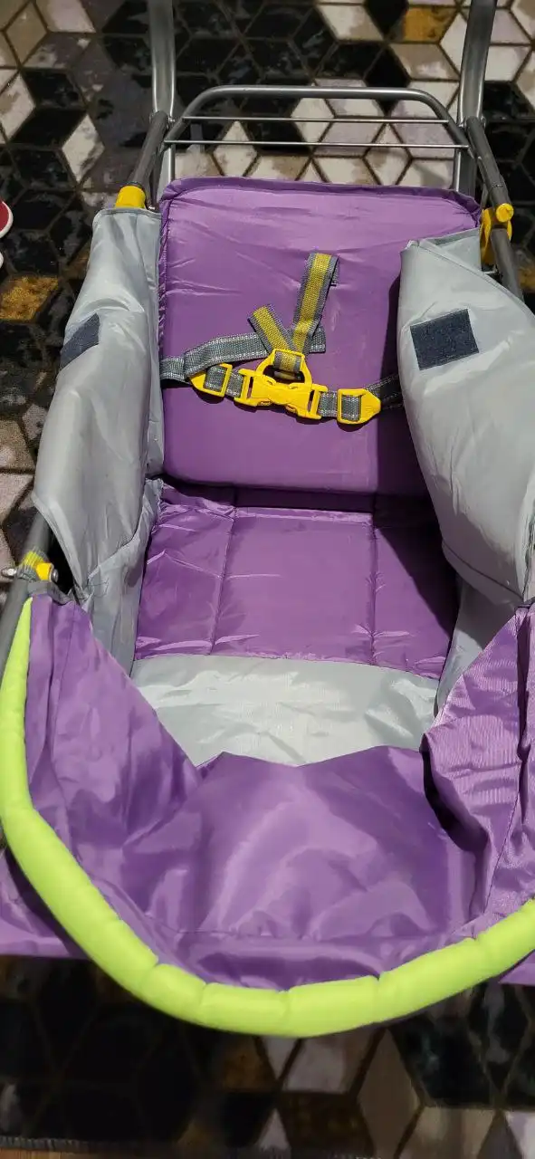 Сани детские складные с тёплым чехлом