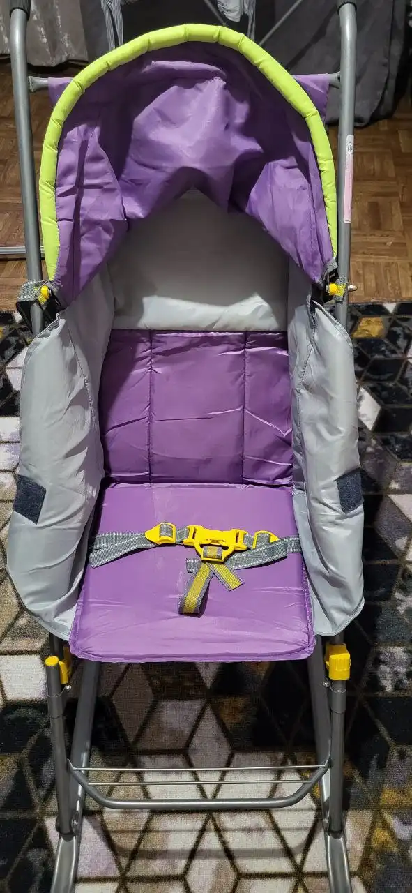 Сани детские складные с тёплым чехлом