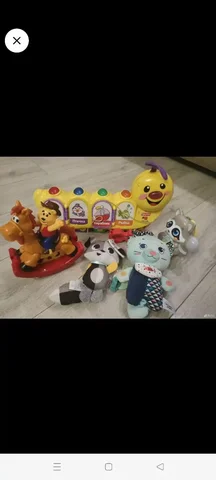 Игрушки детские: гусеница Fisher-Price, ночник енот Chicco, мягкие игрушки-подвески - частное объявление в Саратов